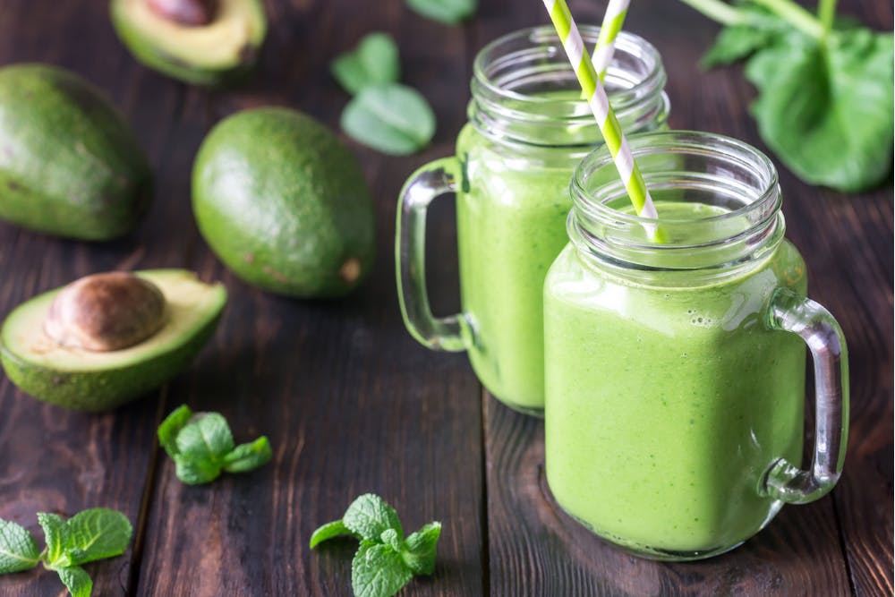 smoothie to improve digestion spinach butter