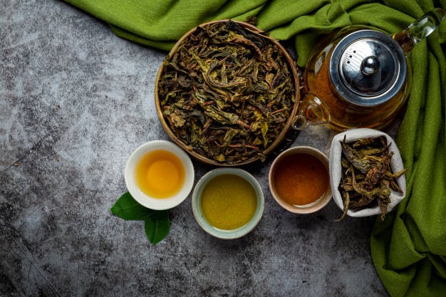 Sự khác nhau giữa trà xanh, trà đen và trà Oolong
