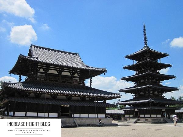 horyu-ji temple Buddhist architectural complex - world cultural heritage in Japan
