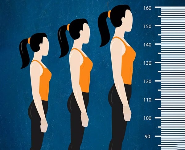 The weight and height measurements are within the standard range for the age of 21.