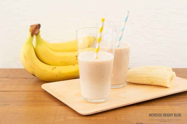 Banana smoothies are beverages that help increase height