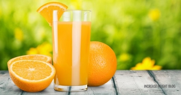 Drinking orange juice increases height.