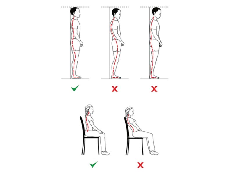 Poor Sitting and Standing Posture Affect Height