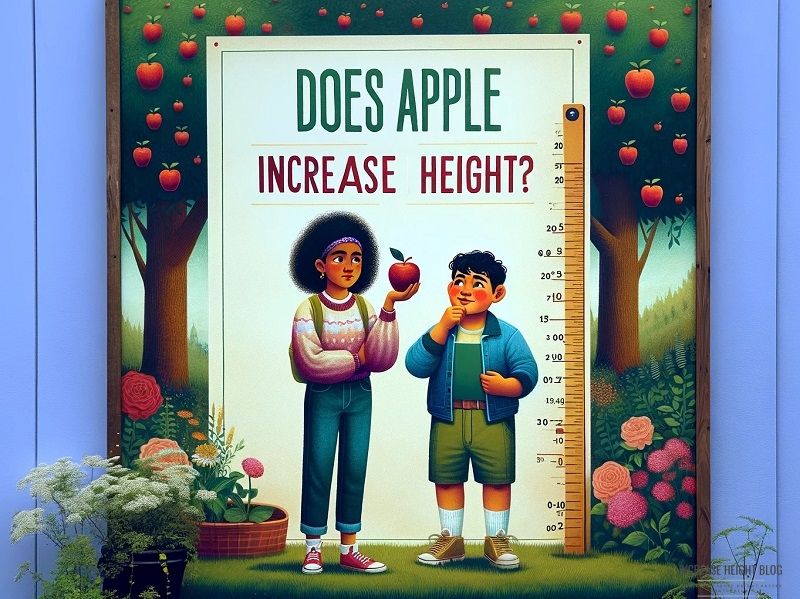 Apples are beneficial for height growth.
