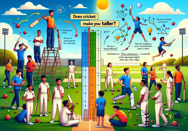 Cricket as a game brings health benefits.