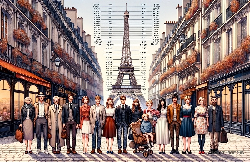 The average height of the French population has increased by 4 inches (10.1 centimeters) over the past 100 years.