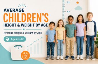 Average Children's Height & Weight by Age
