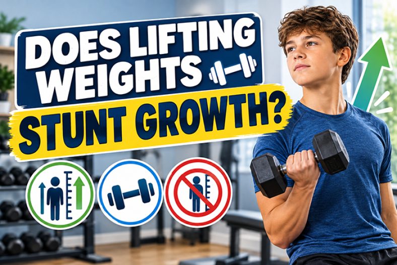 Does lifting weights stunt growth?
