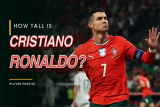 How tall is Cristiano Ronaldo?